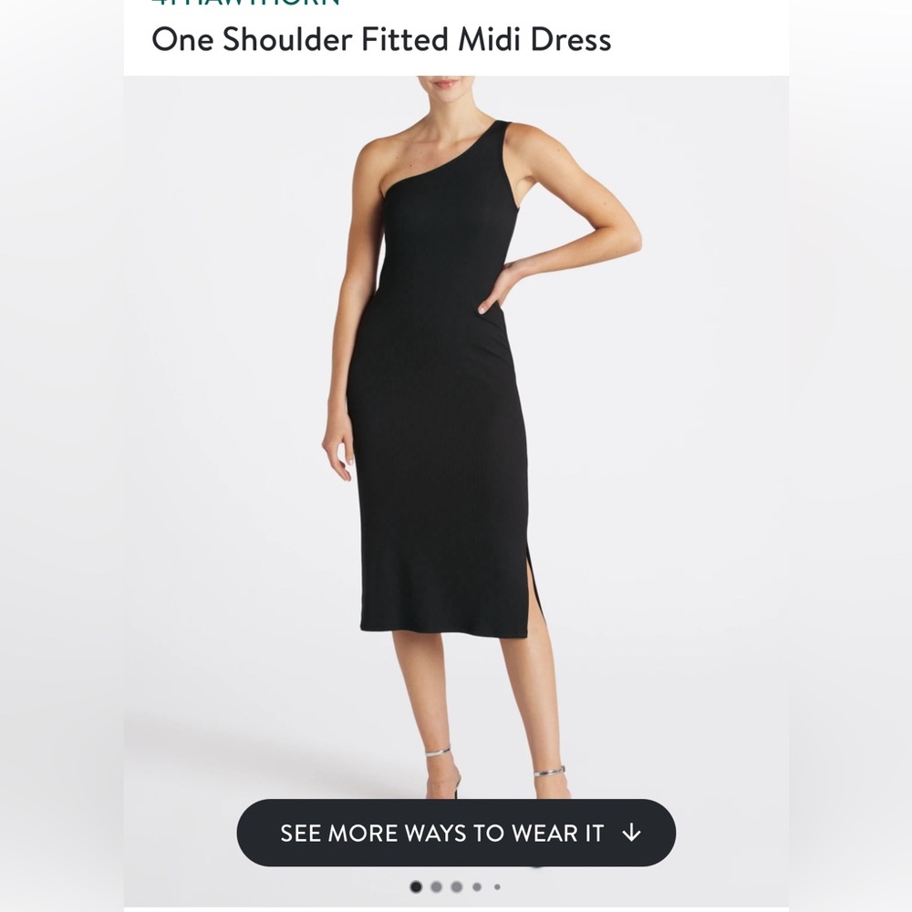 One shoulder dress